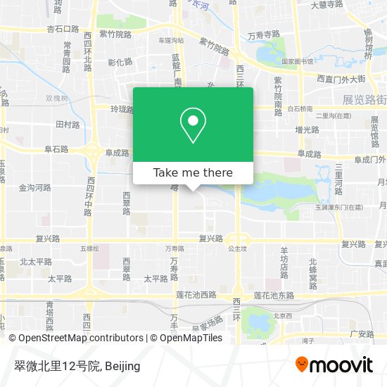 翠微北里12号院 map