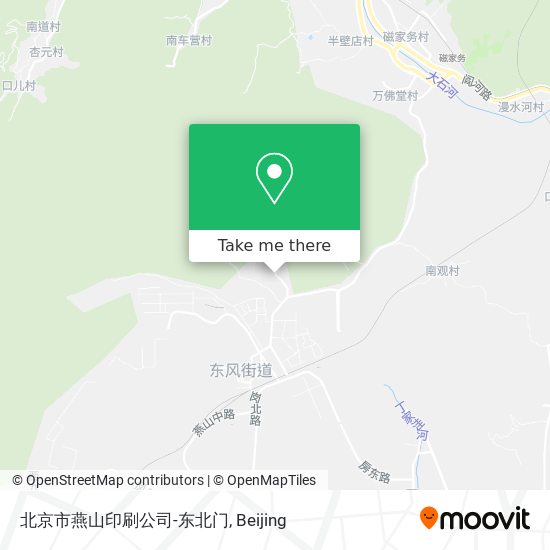 北京市燕山印刷公司-东北门 map