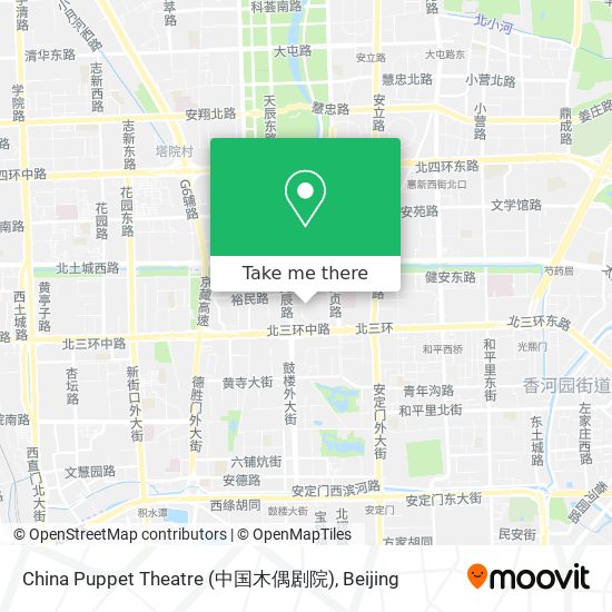 China Puppet Theatre (中国木偶剧院) map