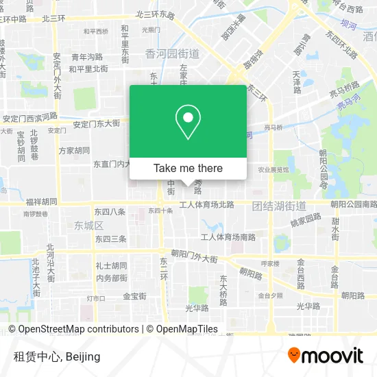 租赁中心 map