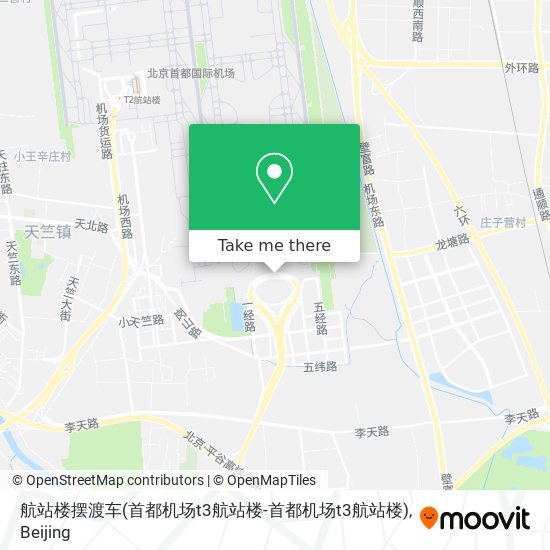 航站楼摆渡车(首都机场t3航站楼-首都机场t3航站楼) map