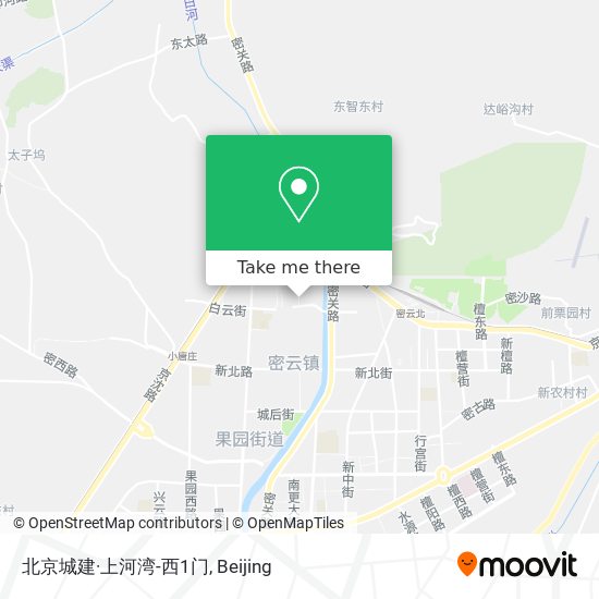 北京城建·上河湾-西1门 map