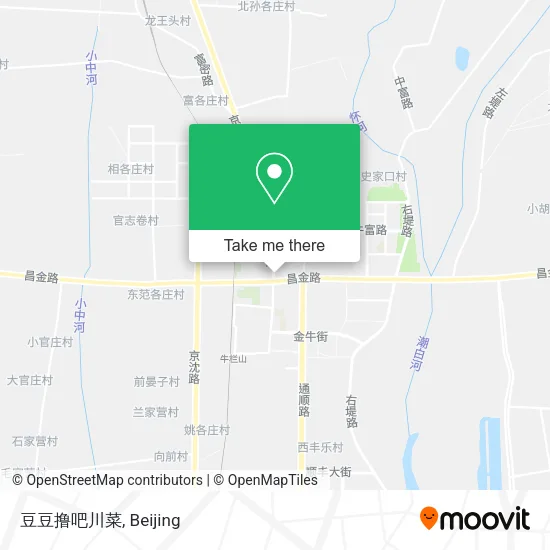 豆豆撸吧川菜 map