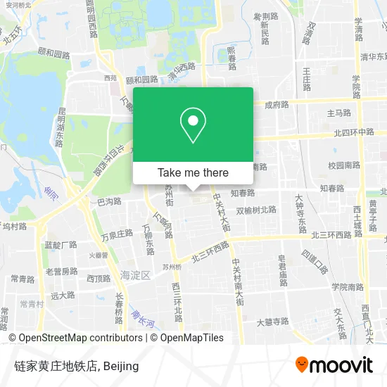 链家黄庄地铁店 map