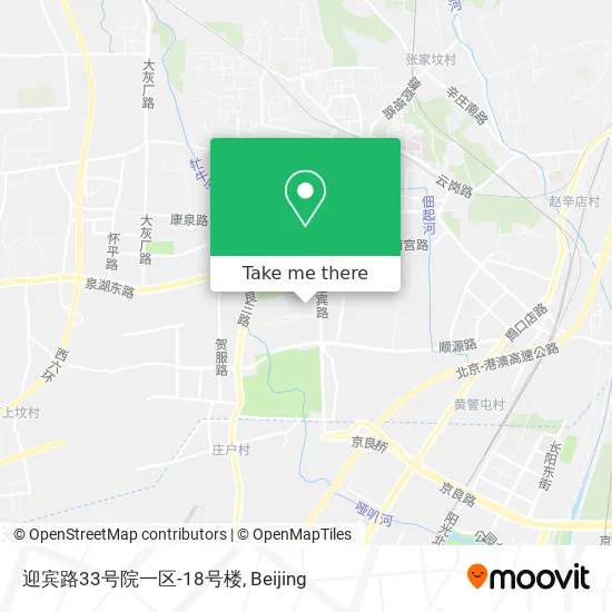 迎宾路33号院一区-18号楼 map