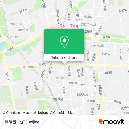 康隆园-北门 map