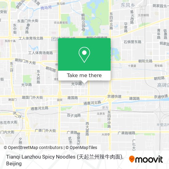 Tianqi Lanzhou Spicy Noodles (天起兰州辣牛肉面) map