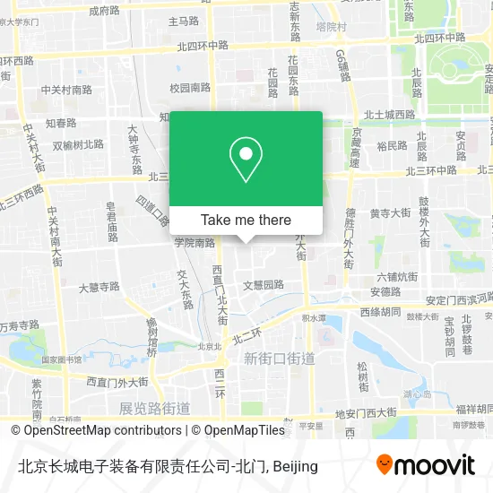 北京长城电子装备有限责任公司-北门 map