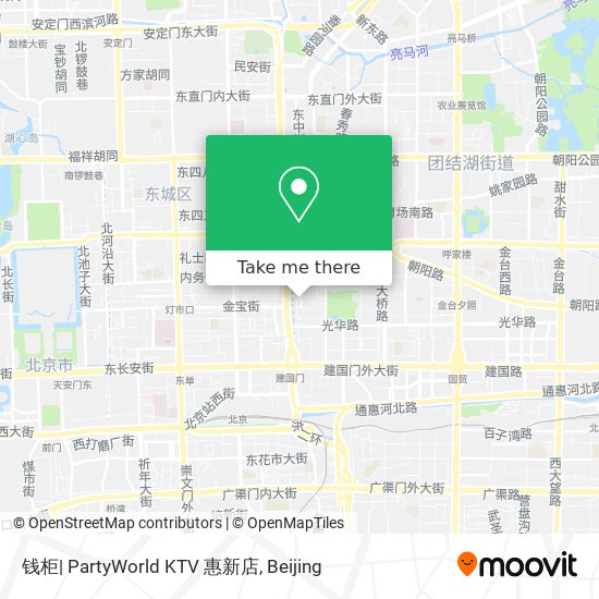 钱柜| PartyWorld  KTV 惠新店 map