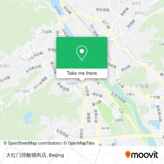 大红门排酸猪肉店 map