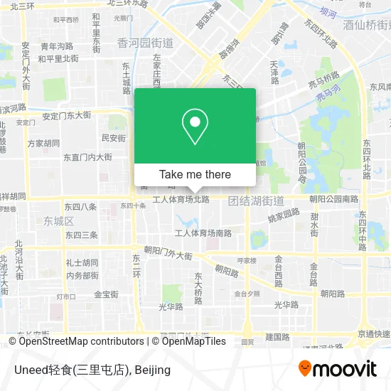 Uneed轻食(三里屯店) map