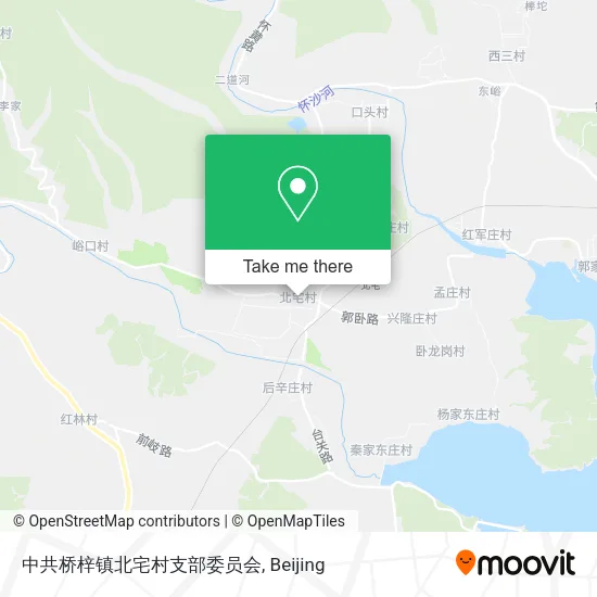 中共桥梓镇北宅村支部委员会 map