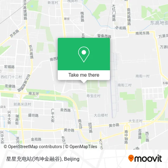 星星充电站(鸿坤金融谷) map