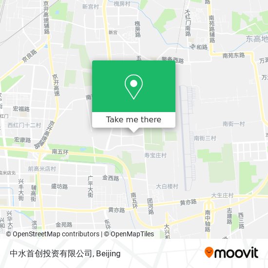 中水首创投资有限公司 map