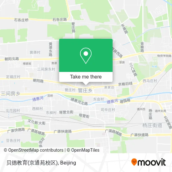 贝德教育(京通苑校区) map