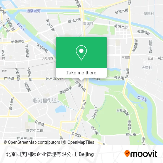 北京四美国际企业管理有限公司 map