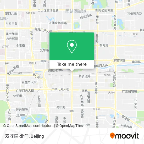双花园-北门 map