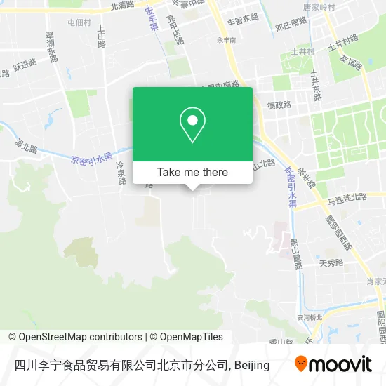 四川李宁食品贸易有限公司北京市分公司 map