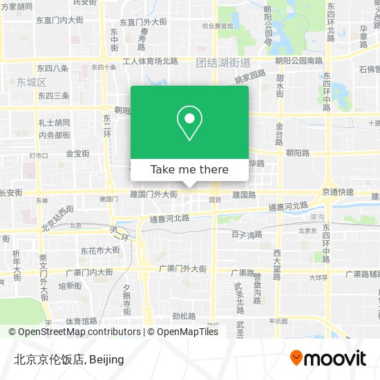 北京京伦饭店 map