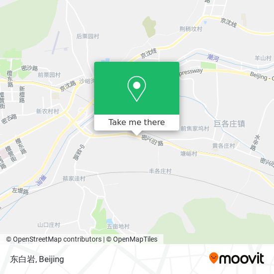 东白岩 map