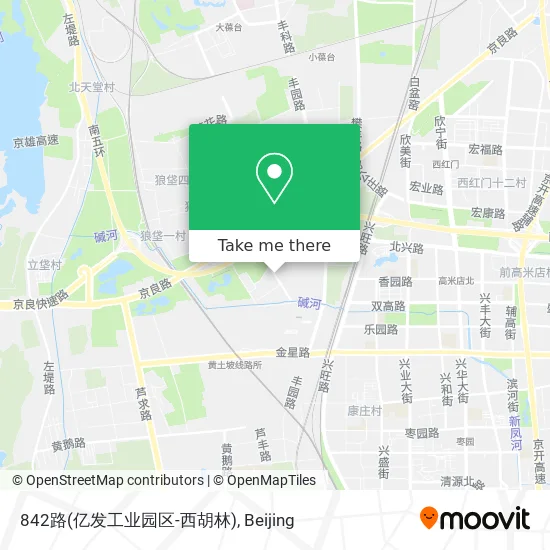 842路(亿发工业园区-西胡林) map