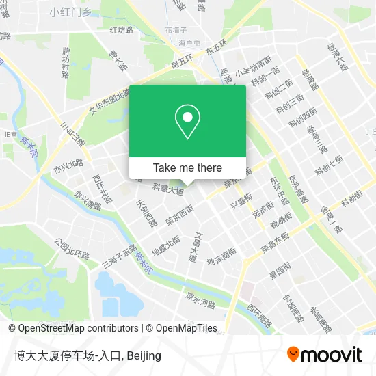 博大大厦停车场-入口 map