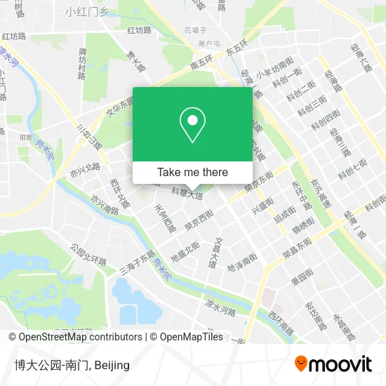 博大公园-南门 map
