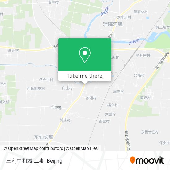 三利中和城-二期 map