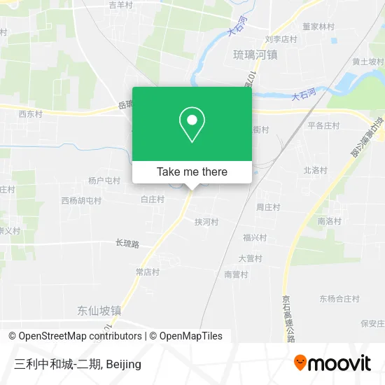 三利中和城-二期 map