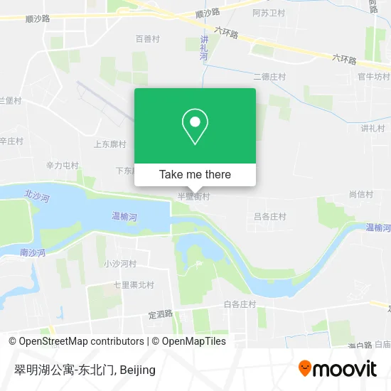 翠明湖公寓-东北门 map