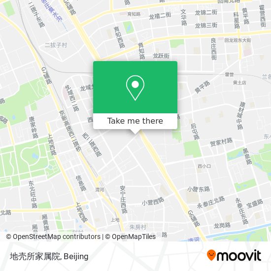地壳所家属院 map