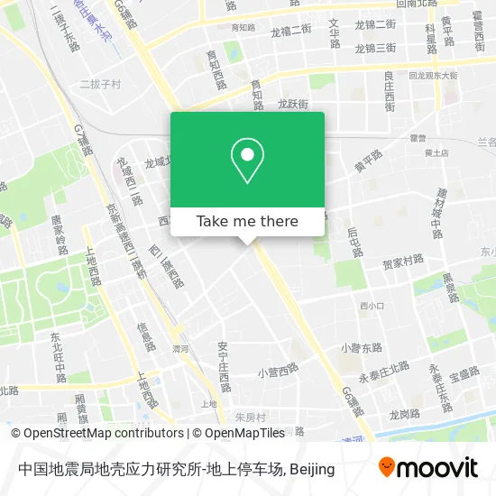 中国地震局地壳应力研究所-地上停车场 map