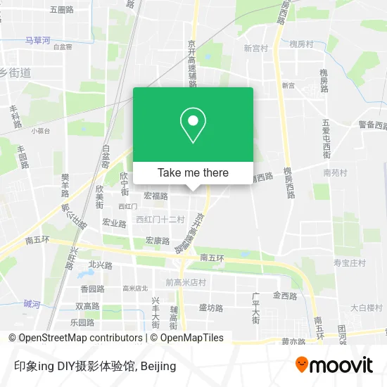 印象ing DIY摄影体验馆 map