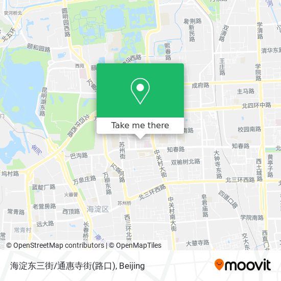 海淀东三街/通惠寺街(路口) map