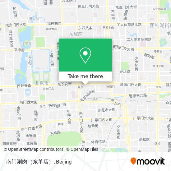 南门涮肉（东单店） map
