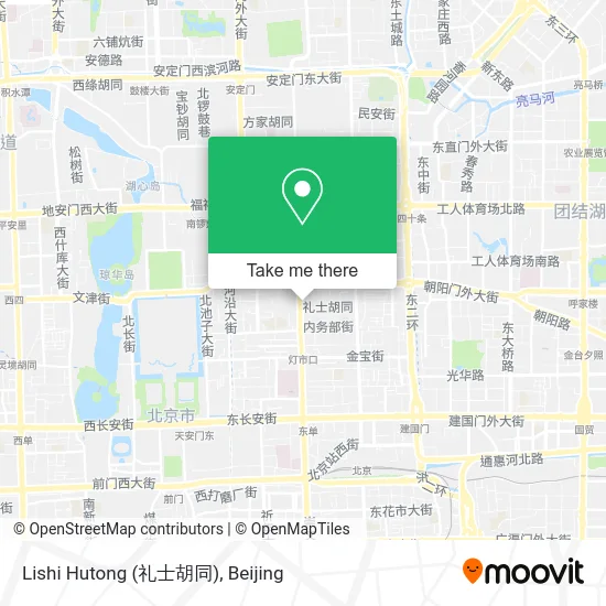 Lishi Hutong (礼士胡同) map