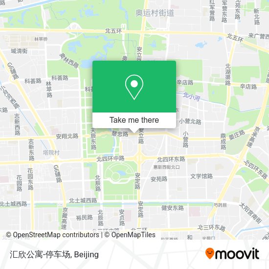 汇欣公寓-停车场 map
