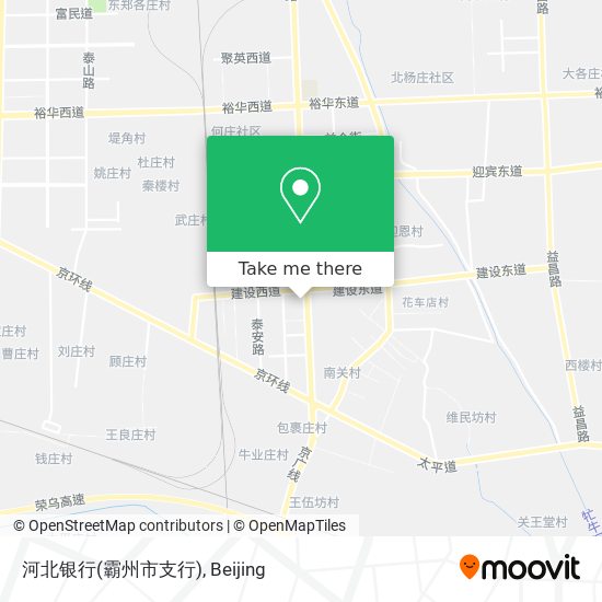 河北银行(霸州市支行) map