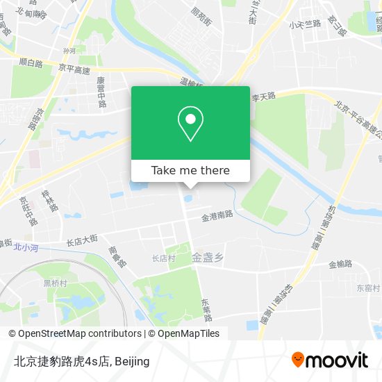 北京捷豹路虎4s店 map