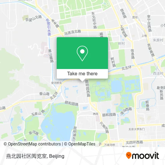 燕北园社区阅览室 map