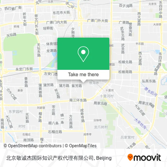 北京敬诚杰国际知识产权代理有限公司 map