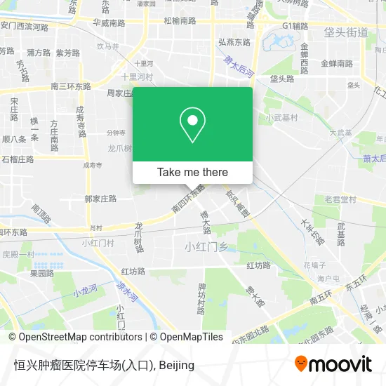 恒兴肿瘤医院停车场(入口) map