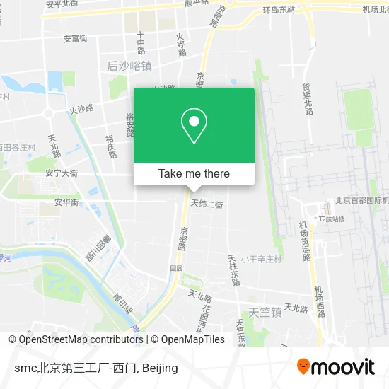 smc北京第三工厂-西门 map