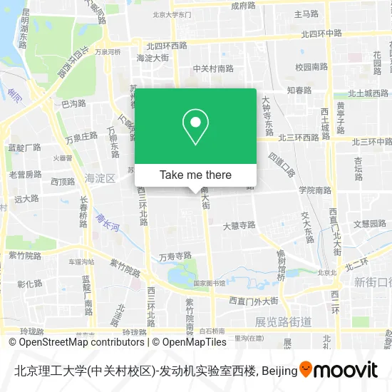 北京理工大学(中关村校区)-发动机实验室西楼 map