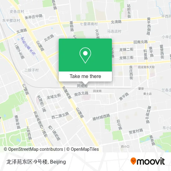 龙泽苑东区-9号楼 map