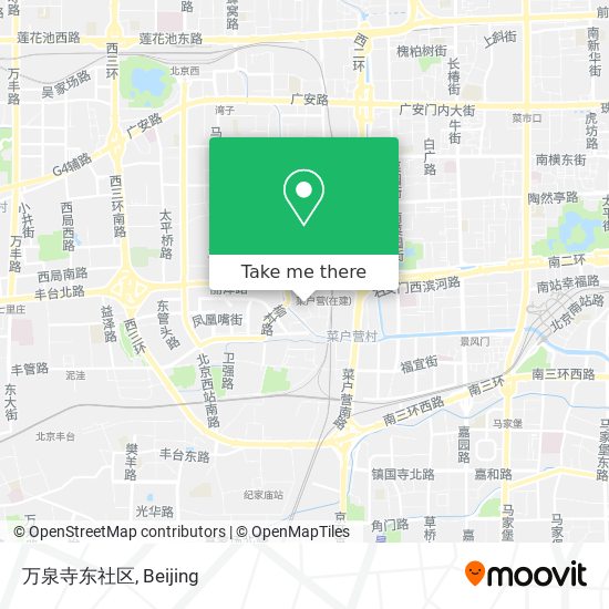 万泉寺东社区 map