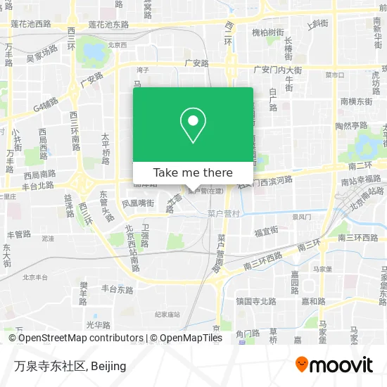 万泉寺东社区 map