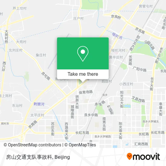 房山交通支队事故科 map