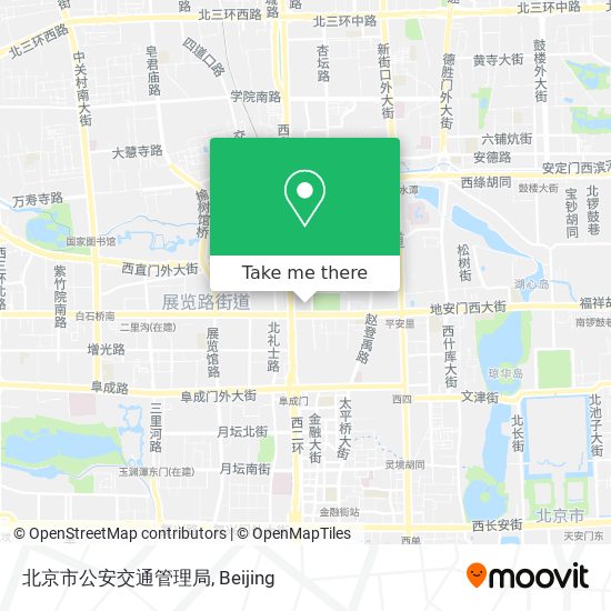 北京市公安交通管理局 map