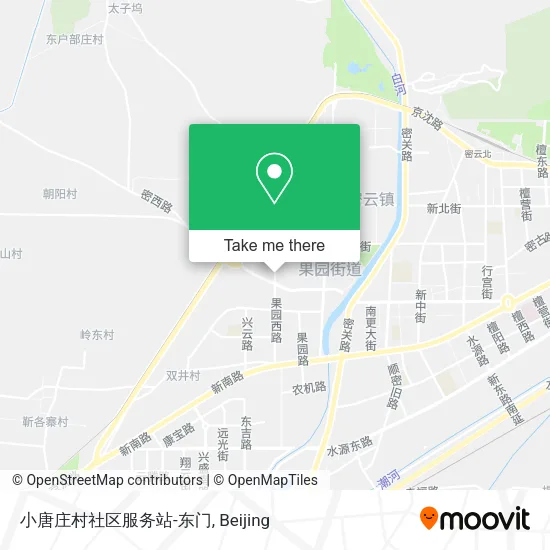 小唐庄村社区服务站-东门 map